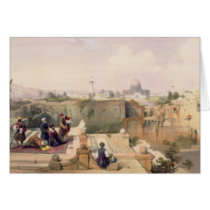 Moschee von Omar den Standort des Tempels zeigend