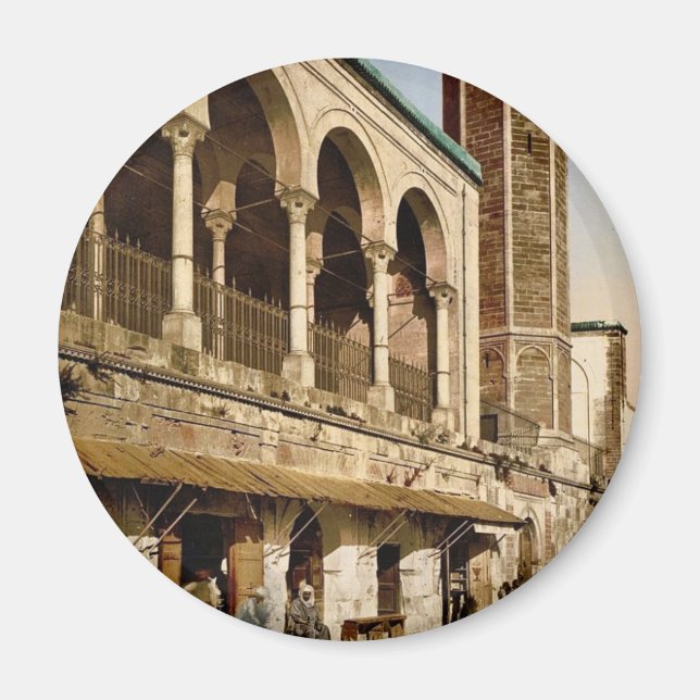 Moschee von St. Catherine, Tunis, Tunesien Vintag  Magnet (Vorne)