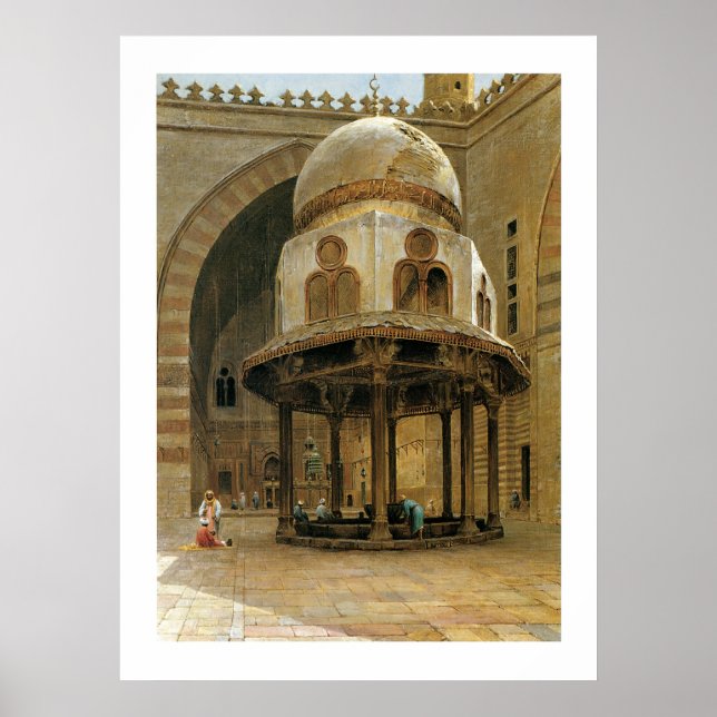 Moschee von Sultan Hassan; Kairo Poster (Vorne)