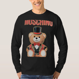 MOSCHINO JERSEY T - SHIRT TEDDY CIRCUS
