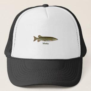 Moschusartig (Muskellunge) Truckerkappe