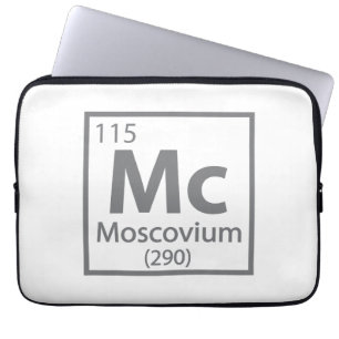 Moscovium - Russische wissenschaftliche Periodisch Laptopschutzhülle