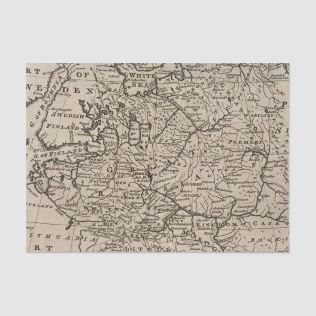 Moscovy, Russland Seidenpapier (Vorderseite)