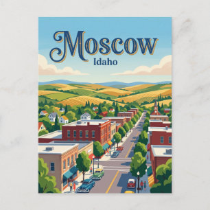 Moscow Idaho Postkarte