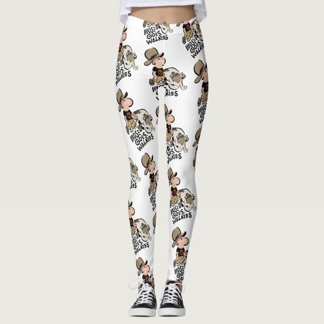 Mose Goes Walkies Leggings (Vorderseite)