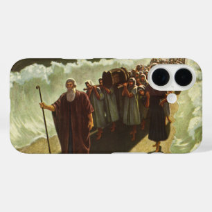 Mose überqueren das Rote Meer, Vintage Religion iPhone 16 Hülle