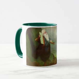 Mose und die zehn Gebote, Vintage Religion Tasse