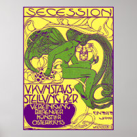 Moser Poster: Ausstellung zur Sezession in Wien