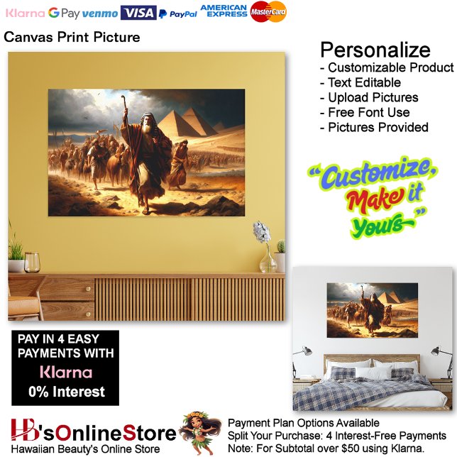 Moses Canvas Print Picture 6 Leinwanddruck (Moses Leads His People to Freedom Canvas Print Picture 6.
)