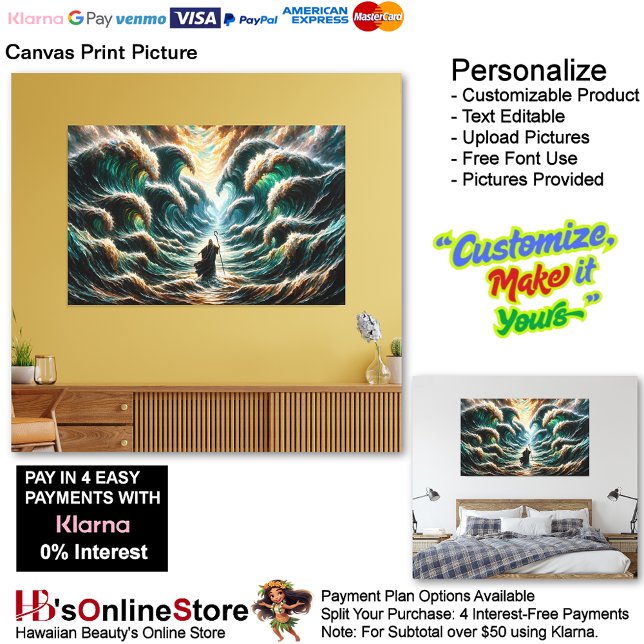 Moses Canvas Print Picture 8 Leinwanddruck (Moses Leads His People to Freedom Canvas Print Picture 8,)