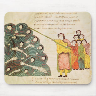 Moses, der das Rote Meer auf den Ägyptern schlie Mousepad