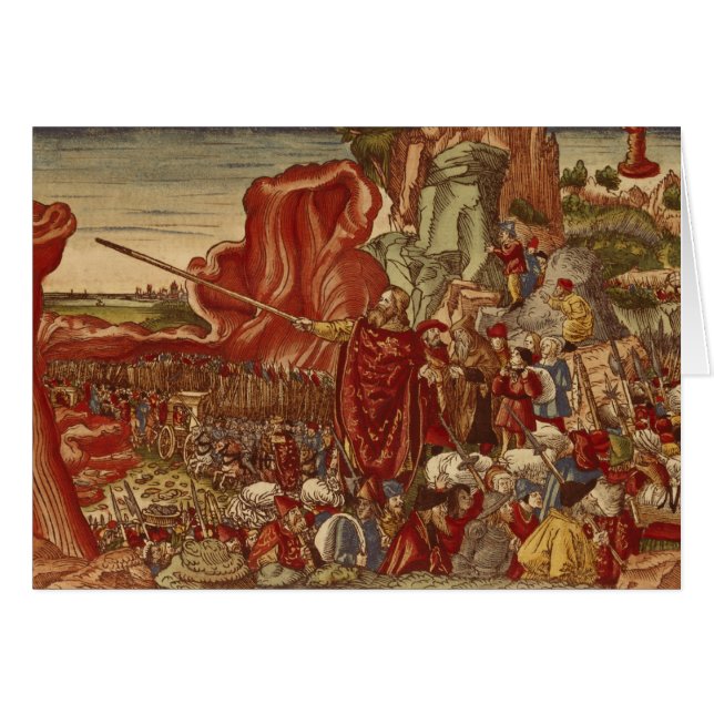 Moses, der das Rote Meer zerteilt (Vorderseite (Horizontal))