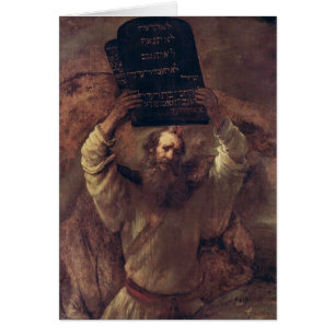 Moses, der die Tabletten des Gesetzes, 1659