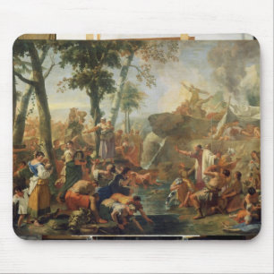 Moses, der Wasser vom Felsen (Öl, zeichnet auf Mousepad