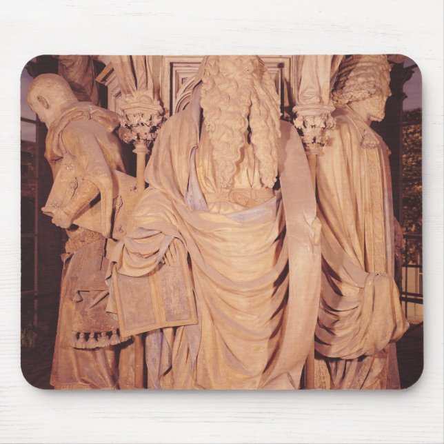 Moses, Detail vom sechseckigen Sockel Mousepad (Vorne)