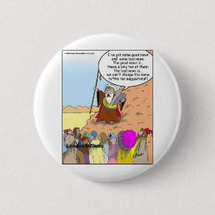 Moses & Die Zehn Vorschläge Lustige Geschenke & T- Button