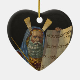 Moses durch Henry Schile 1874 Keramikornament