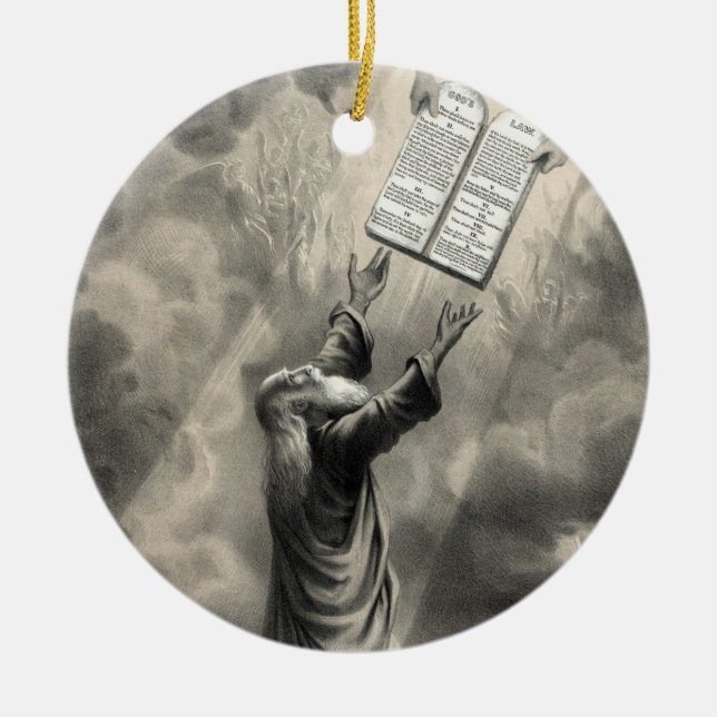 Moses erhält die Ornament des Gesetzes (Vorne)