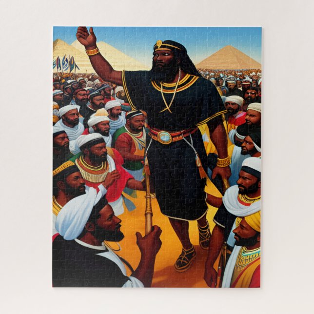 Moses führt die Menschen aus Ägypten Jigsaw Puzzle (Vertikal)