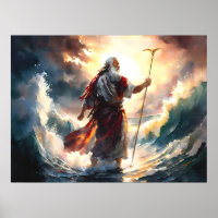 Moses hat das Rote Meer geteilt