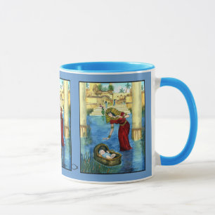 Moses in einer Korb-Tasse Tasse