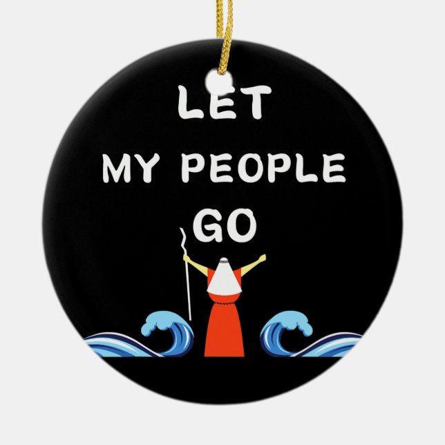 Moses ist Teil des jüdischen Frauenpessels im Rote Keramik Ornament (Vorne)