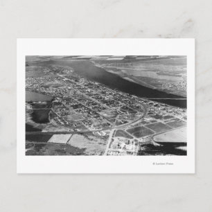 Moses Lake, WA Luftbild Städtefotografie Postkarte