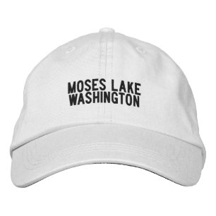 Moses Lake Washington Mütze Bestickte Baseballkappe