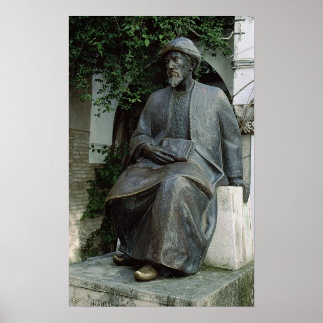 Moses Maimonides-Statue Poster (Vorne)