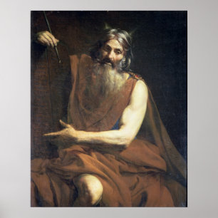 Moses mit den Tabletten des Gesetzes, c.1627-32 Poster