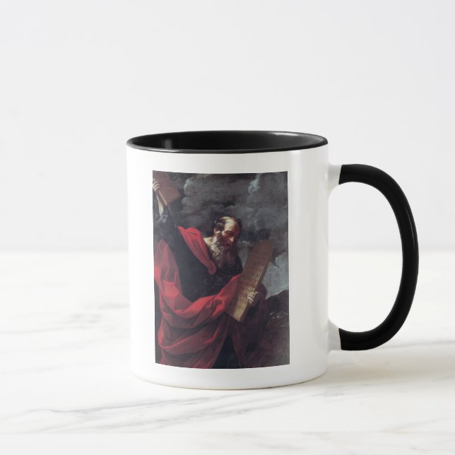 Moses mit den Tabletten des Gesetzes Tasse (Rechts)