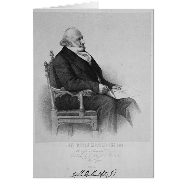 Moses Montefiore (Vorne)