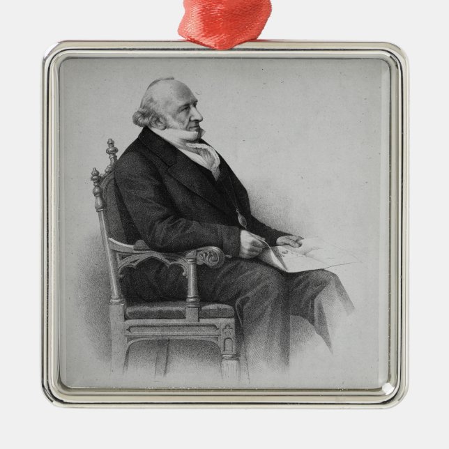 Moses Montefiore Ornament Aus Metall (Vorne)