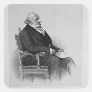 Moses Montefiore Quadratischer Aufkleber