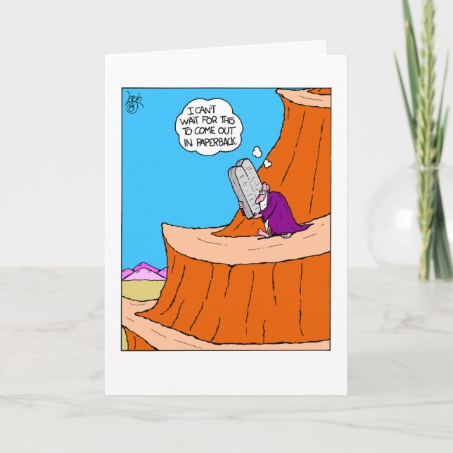 Moses paperback Ten Commandments Karte (Vorderseite)