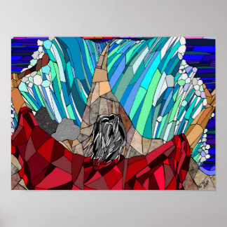 Moses Parting the Red Sea (16 x 12) Poster