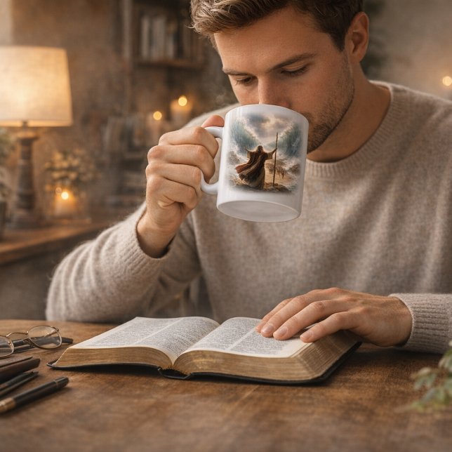 Moses Parting the Red Sea Kaffeetasse (Von Creator hochgeladen)