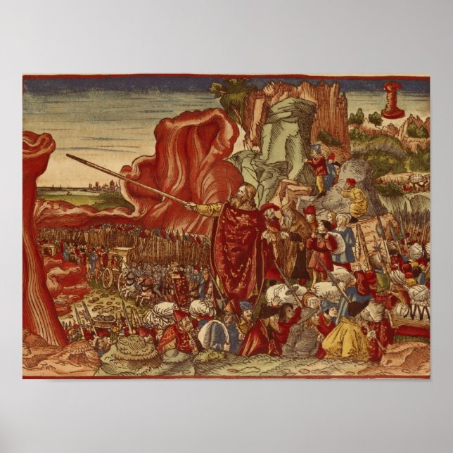 Moses parting the Red Sea Poster (Vorne)