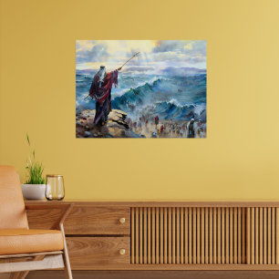 Moses Parting the Red Sea Poster
