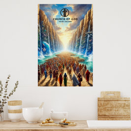 Moses Parting the Red Sea Poster