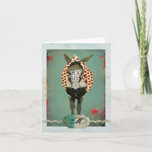 Moses-Rosen-Monogramm Notecard