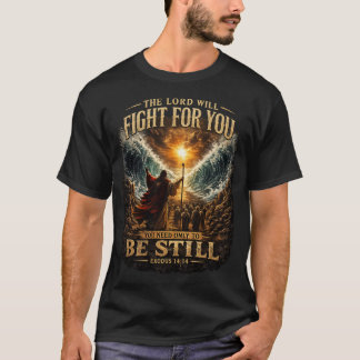Moses Rotes Meer christliches Exodus 14:14 T-Shirt
