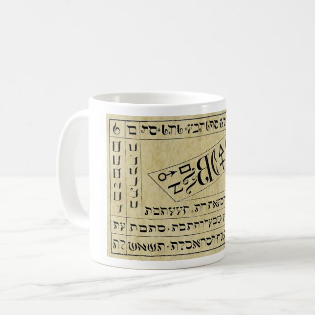 Moses Siegel von Erfolg und Glück Kaffeetasse (Vorderseite Links)