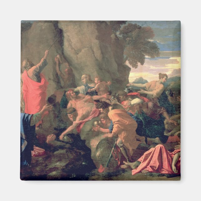 Moses Striking Water from the Rock, 1649 Magnet (Vorne)
