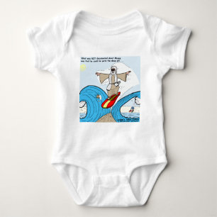 Moses Surfs Funny Cartoon T-Shirts Geschenke Samml
