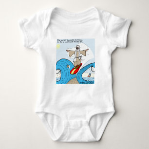 Moses Surft Lustige Cartoon T-Shirts Geschenke Sam