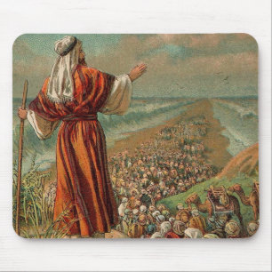 Moses Teile des Roten Meeres Mousepad