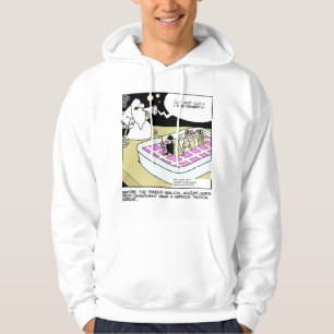 Moses überquert die Wüste Lustiger Cartoon Hoodie