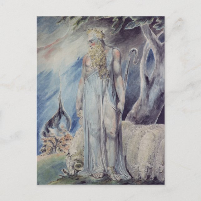 Moses und brennende Bush Postkarte (Vorderseite)