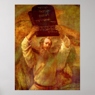 Moses und die 10 Gebote Poster